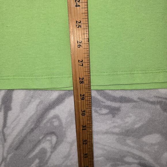 Y2K Style Hurley Green Men's T-Shirt Size M - Picture 4 of 8